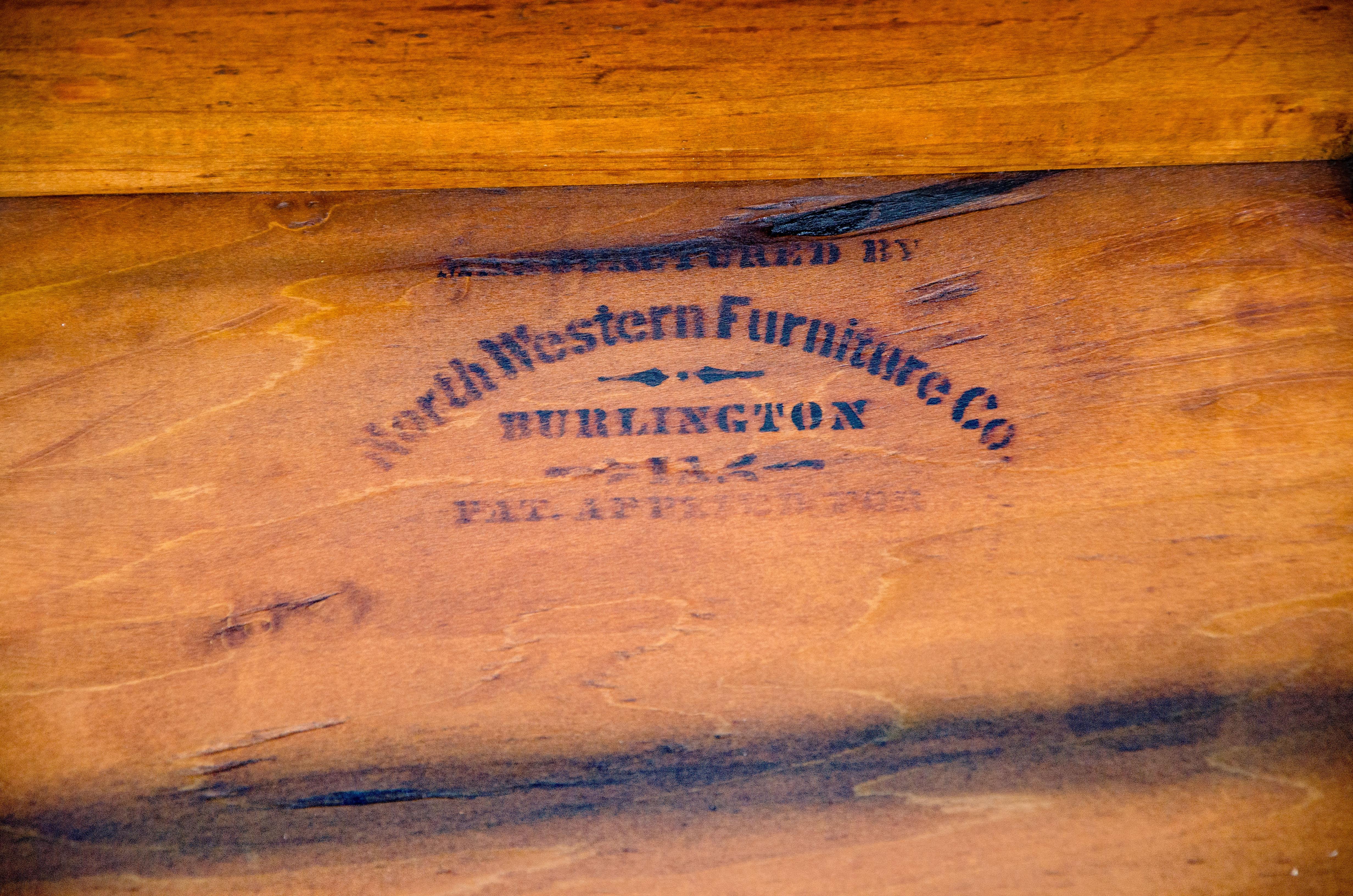 Antique Oak Cylinder Desk with Bookcase Top, Eastlake Victorian 13