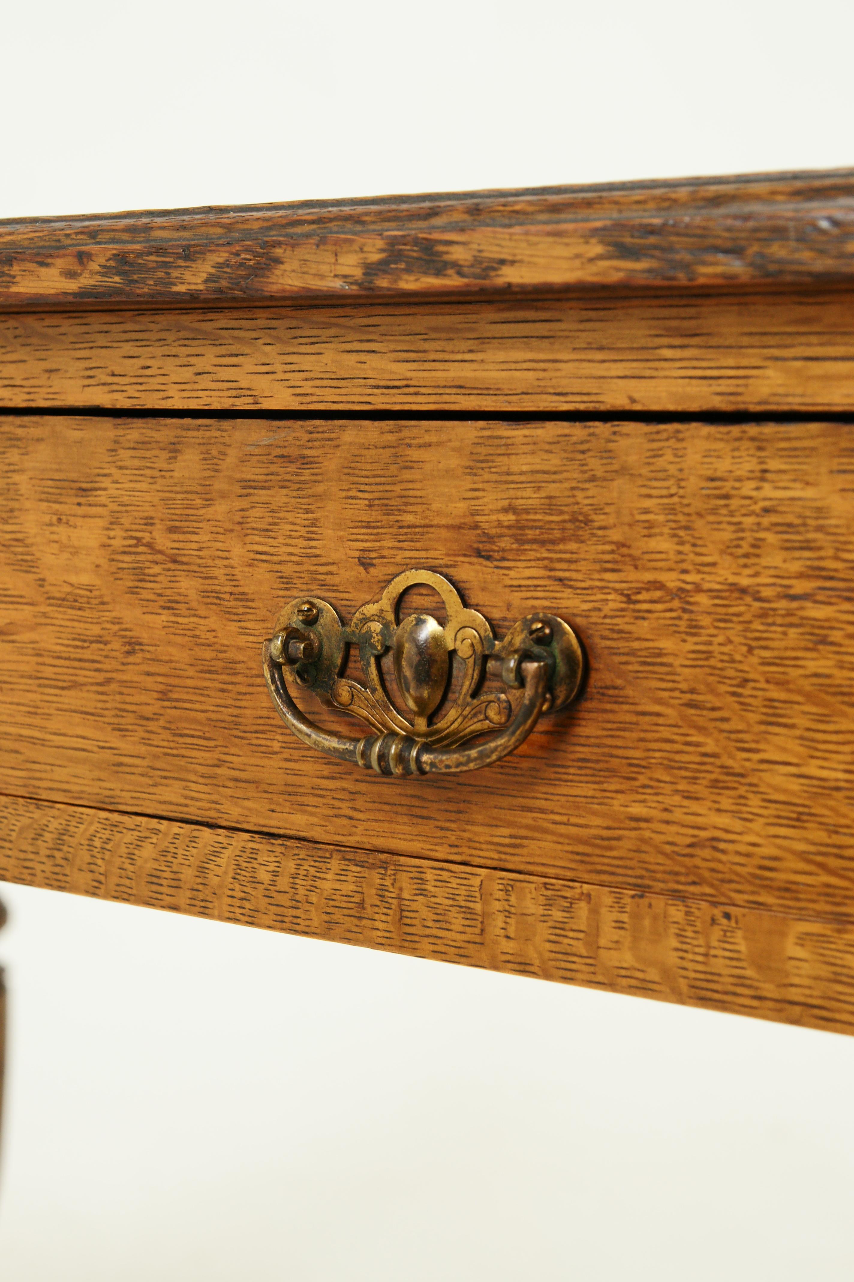 tiger oak desk