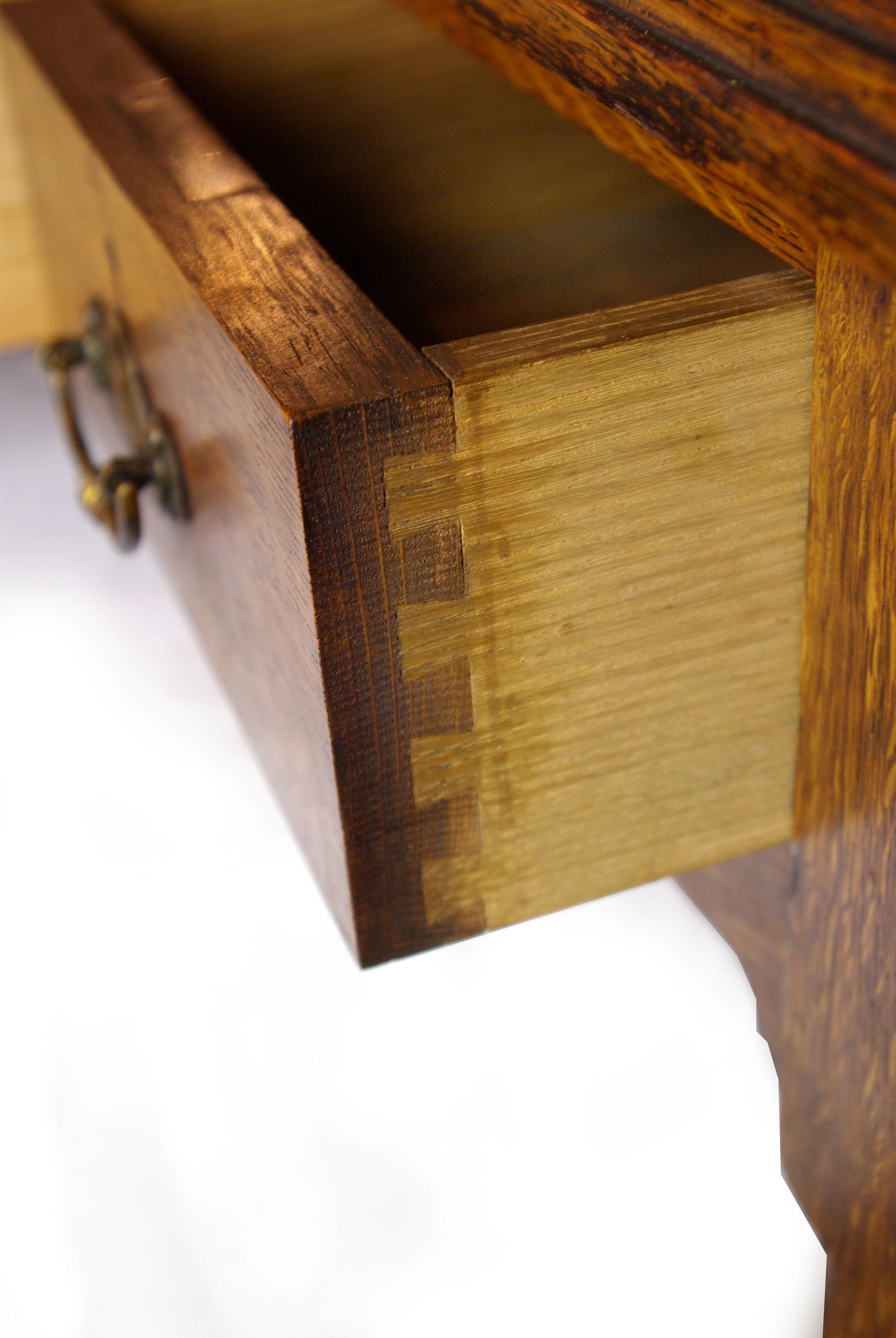 antique tiger oak desk