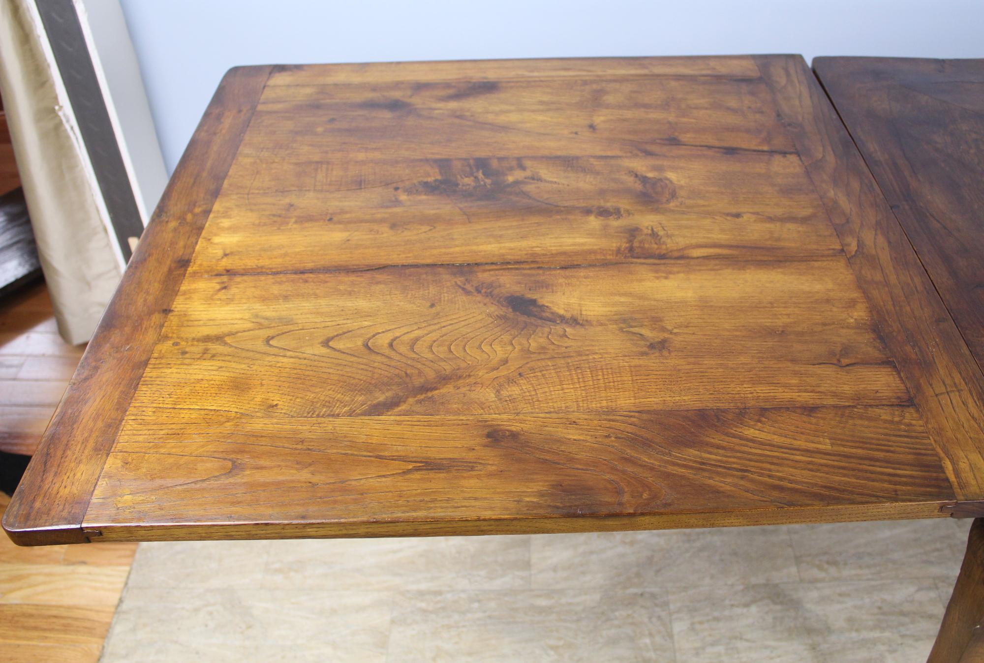 Antique Oak Dining Table with Hoof Feet 5