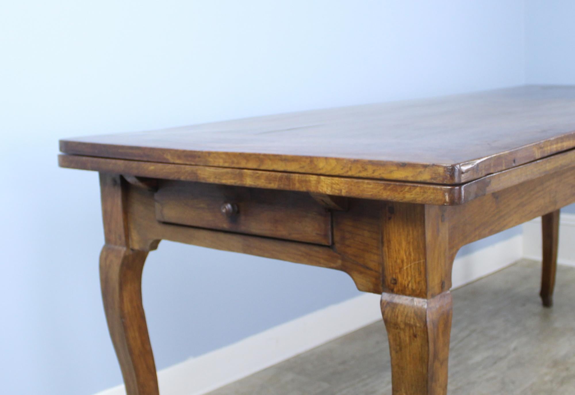 Antique Oak Dining Table with Hoof Feet 2