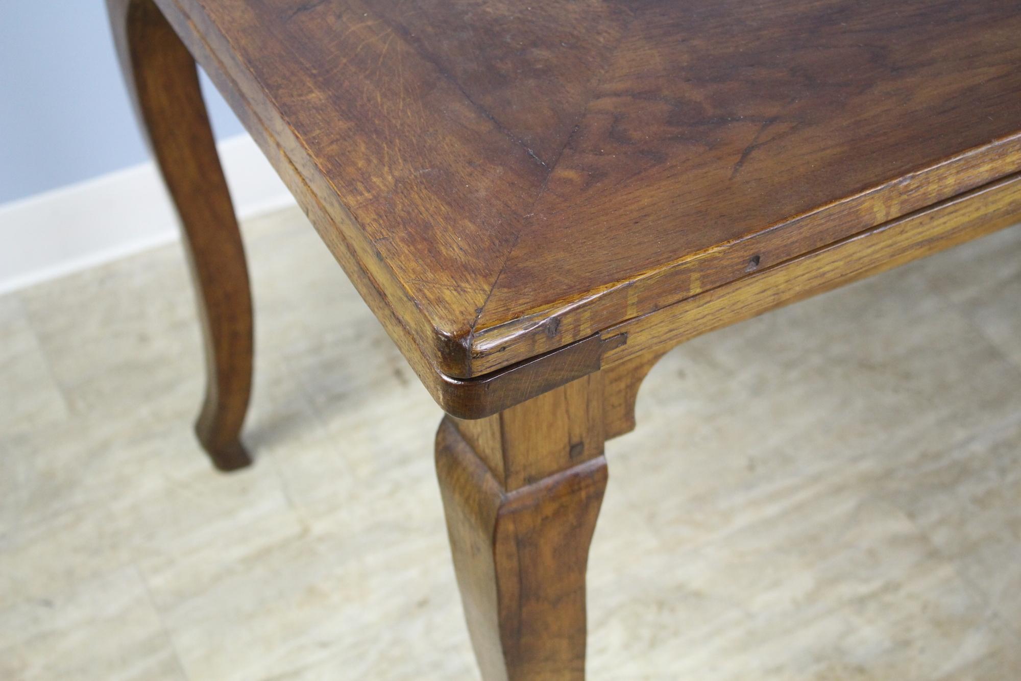 Antique Oak Dining Table with Hoof Feet 3