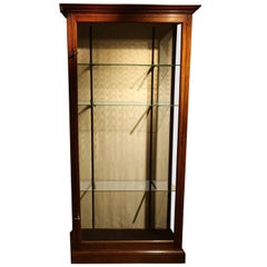 Antique Oak Display Cabinet
