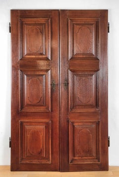 Antique oak door from the 18th century