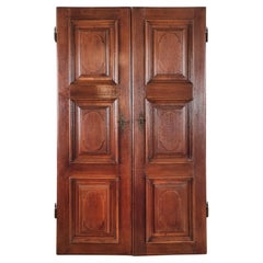 Antique oak door from the 18th century