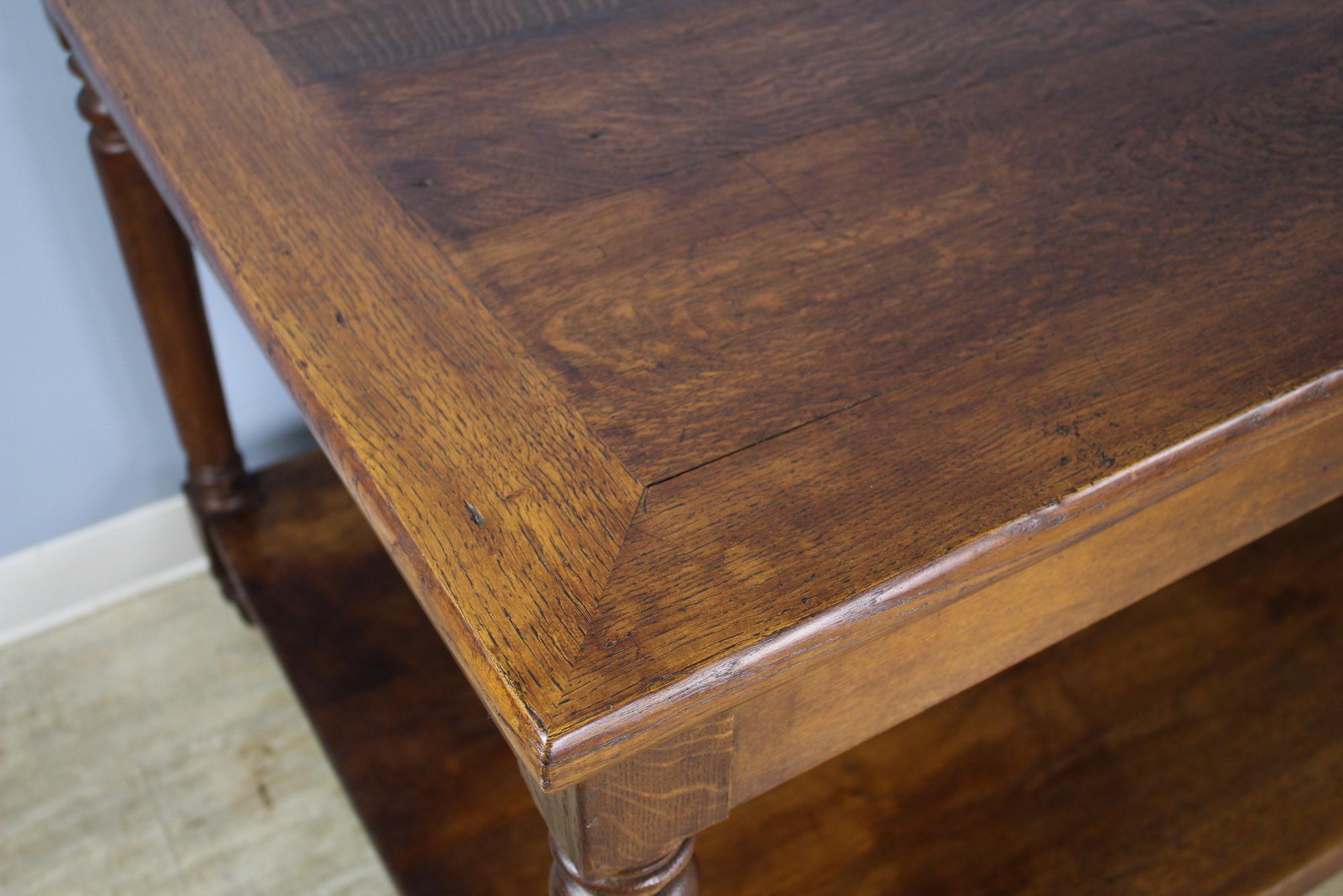 Antique Oak Draper's Table 2