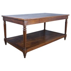 Antique Oak Draper's Table