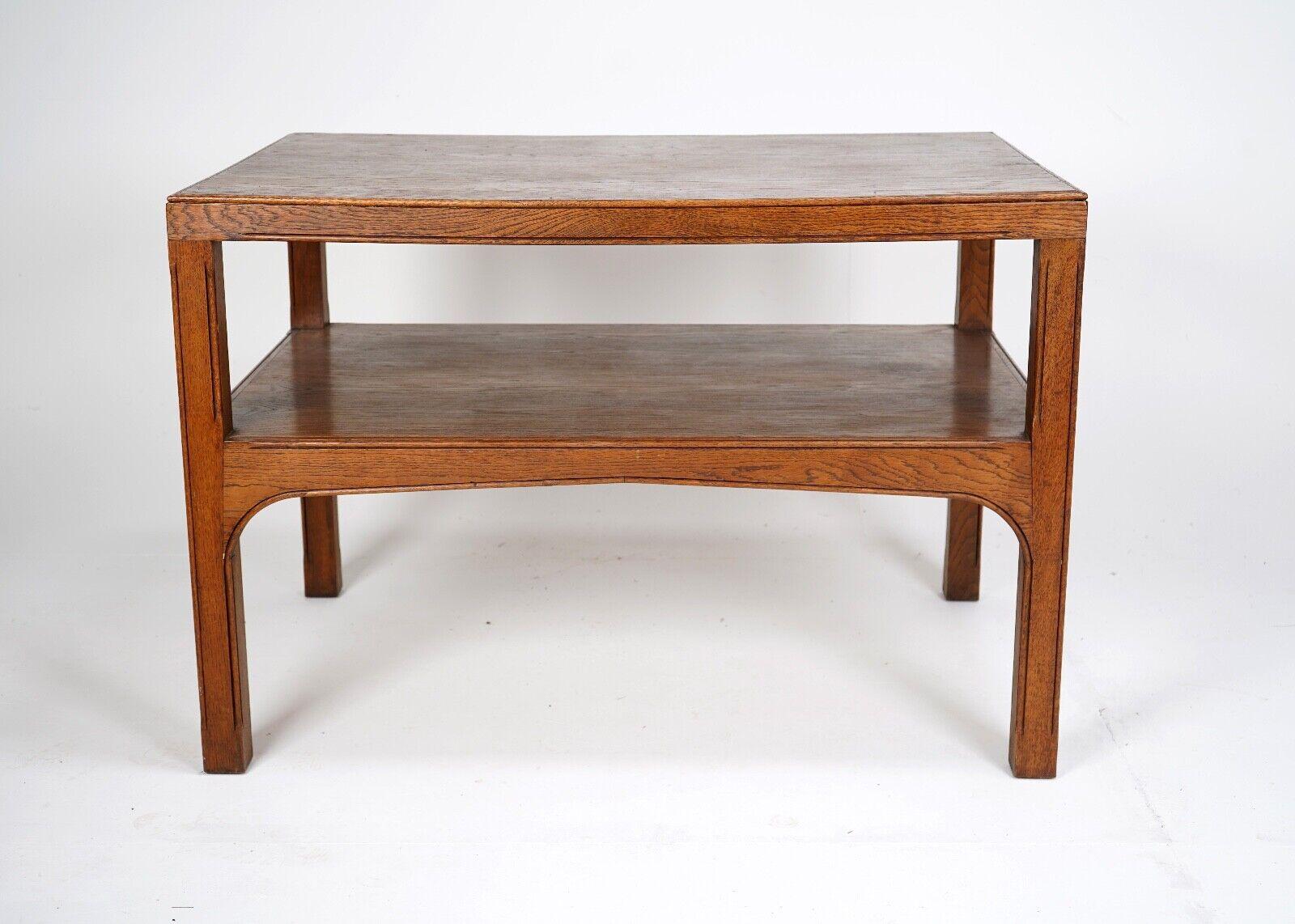 20th Century Antique Oak Drapers Table Liberty Style For Sale