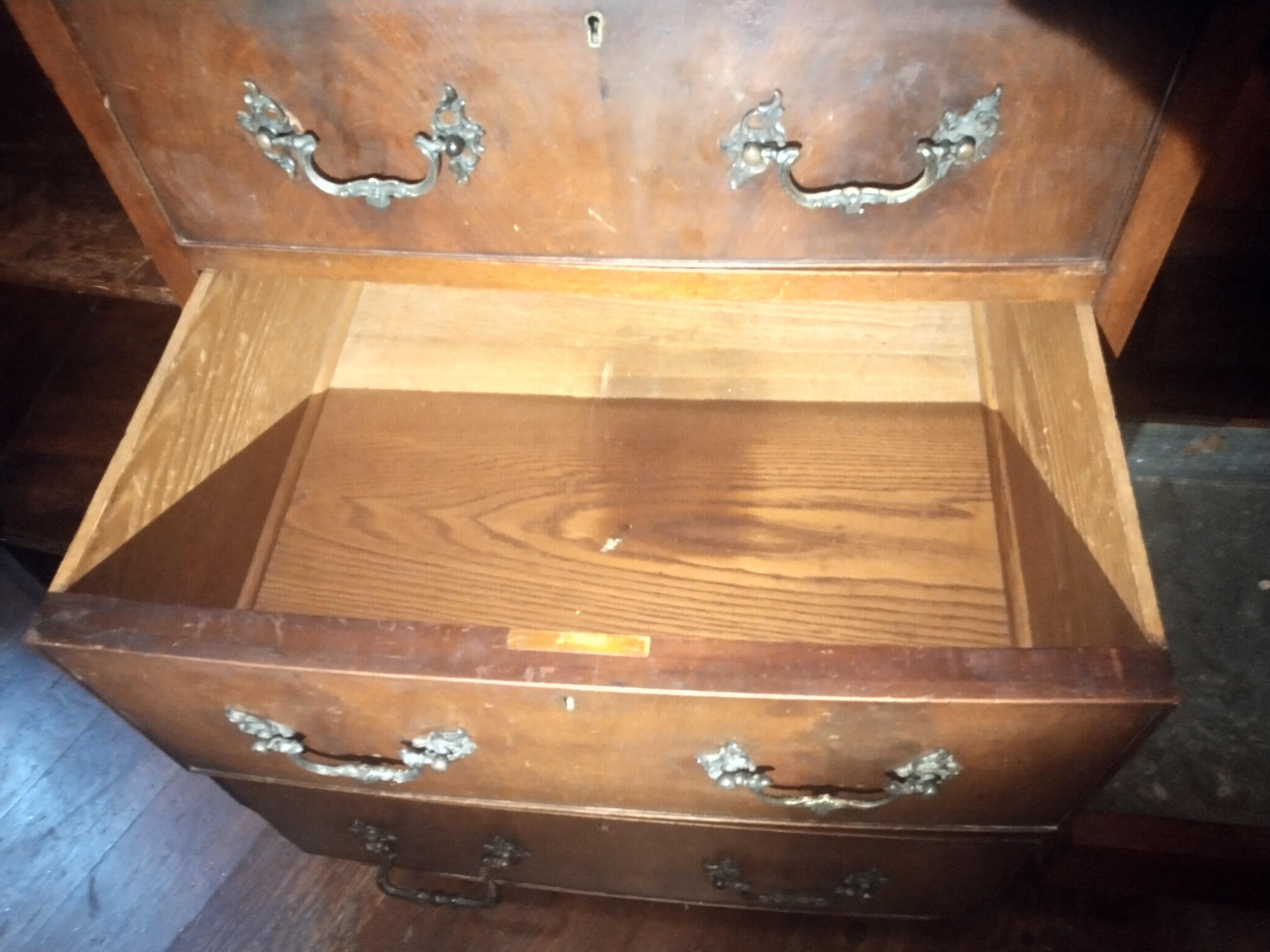 Antique Oak Dresser Base For Sale at 1stDibs