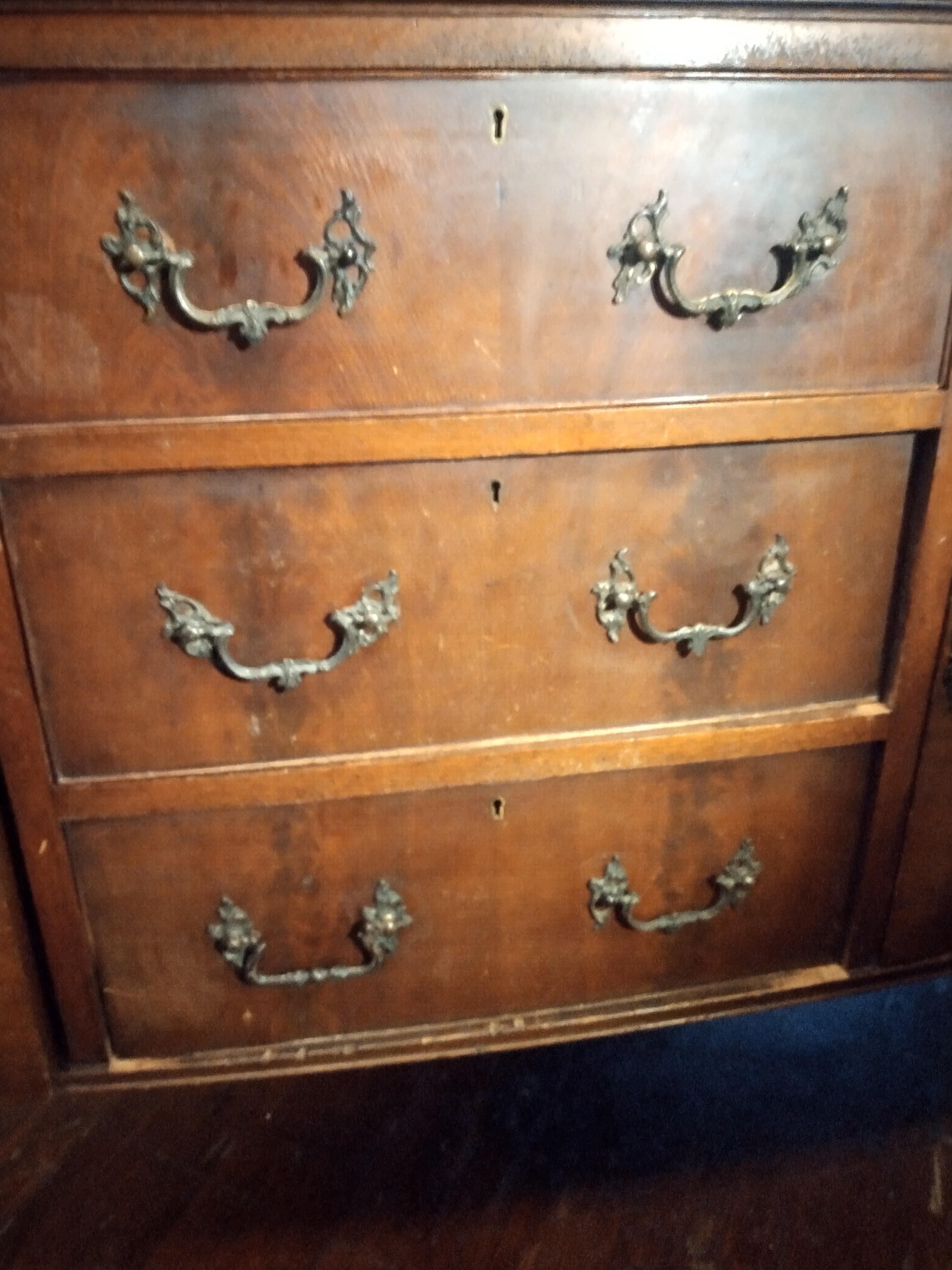 Antique Oak Dresser Base For Sale at 1stDibs