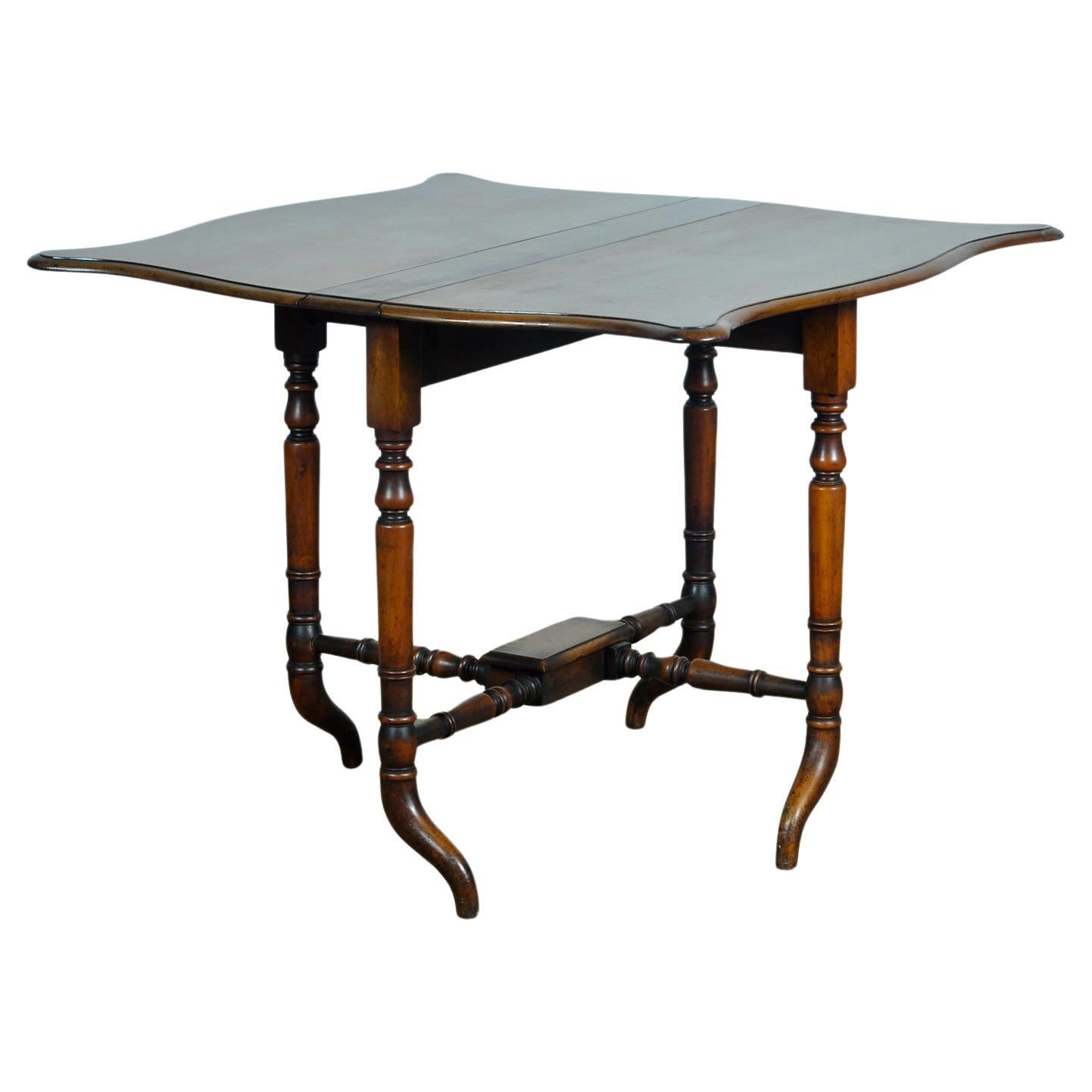 Antique Oak Drop Leaf Table, Circa 1820 For Sale