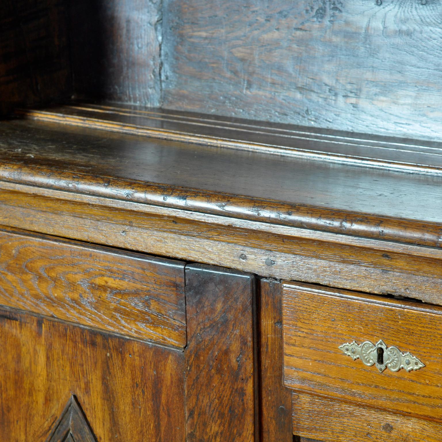 Antique Oak Dutch dresser, 1820s For Sale 4