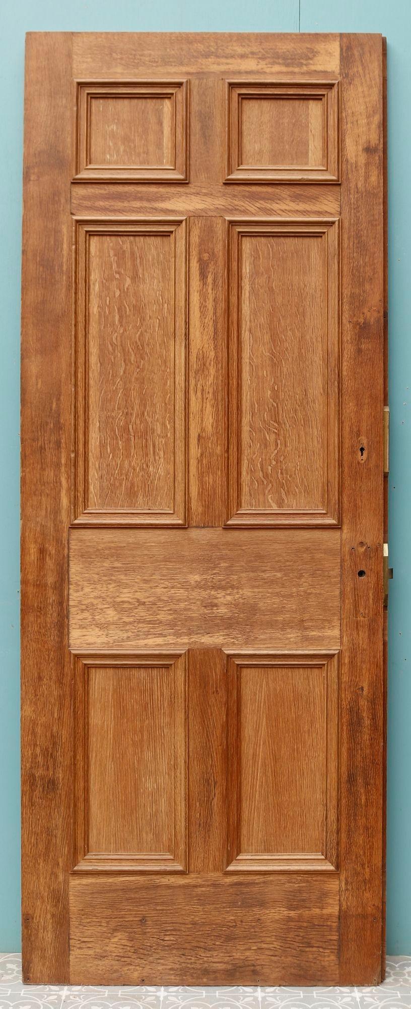 Antique Oak Exterior Door For Sale 2