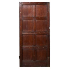 A Victorian Antique Oak Exterior Door