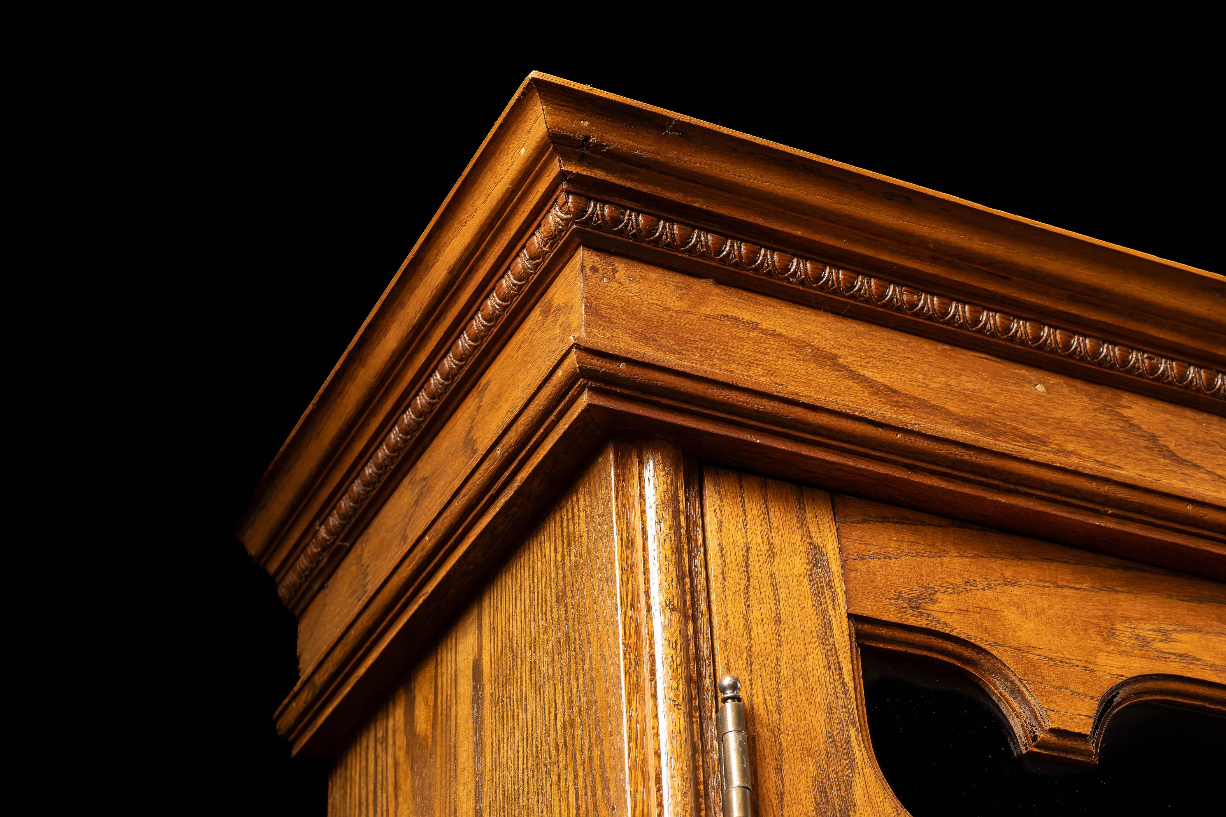 Antique Oak Farmhouse Hutch For Sale 11