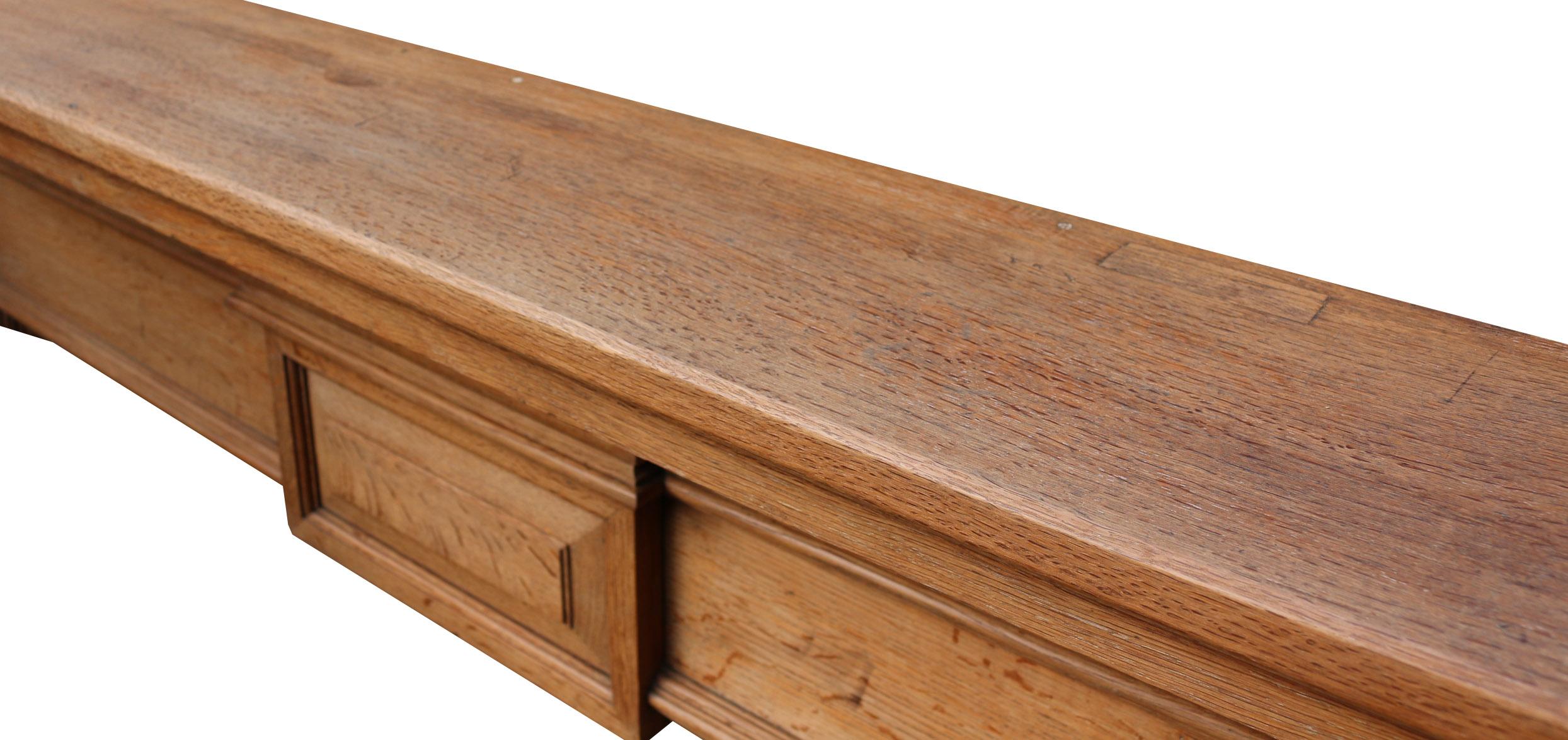 antique oak fire surround