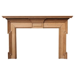 Antique Oak Fire Mantel/Surround