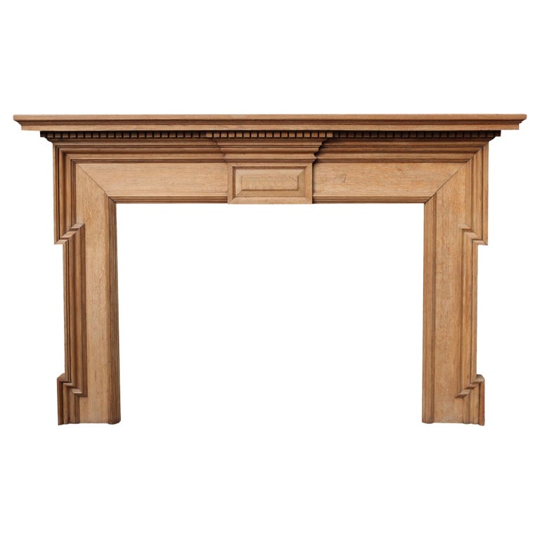 Antique Oak Fire Mantel/Surround For Sale at 1stDibs antique oak fire