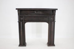 Antique Oak Fireplace Mantel