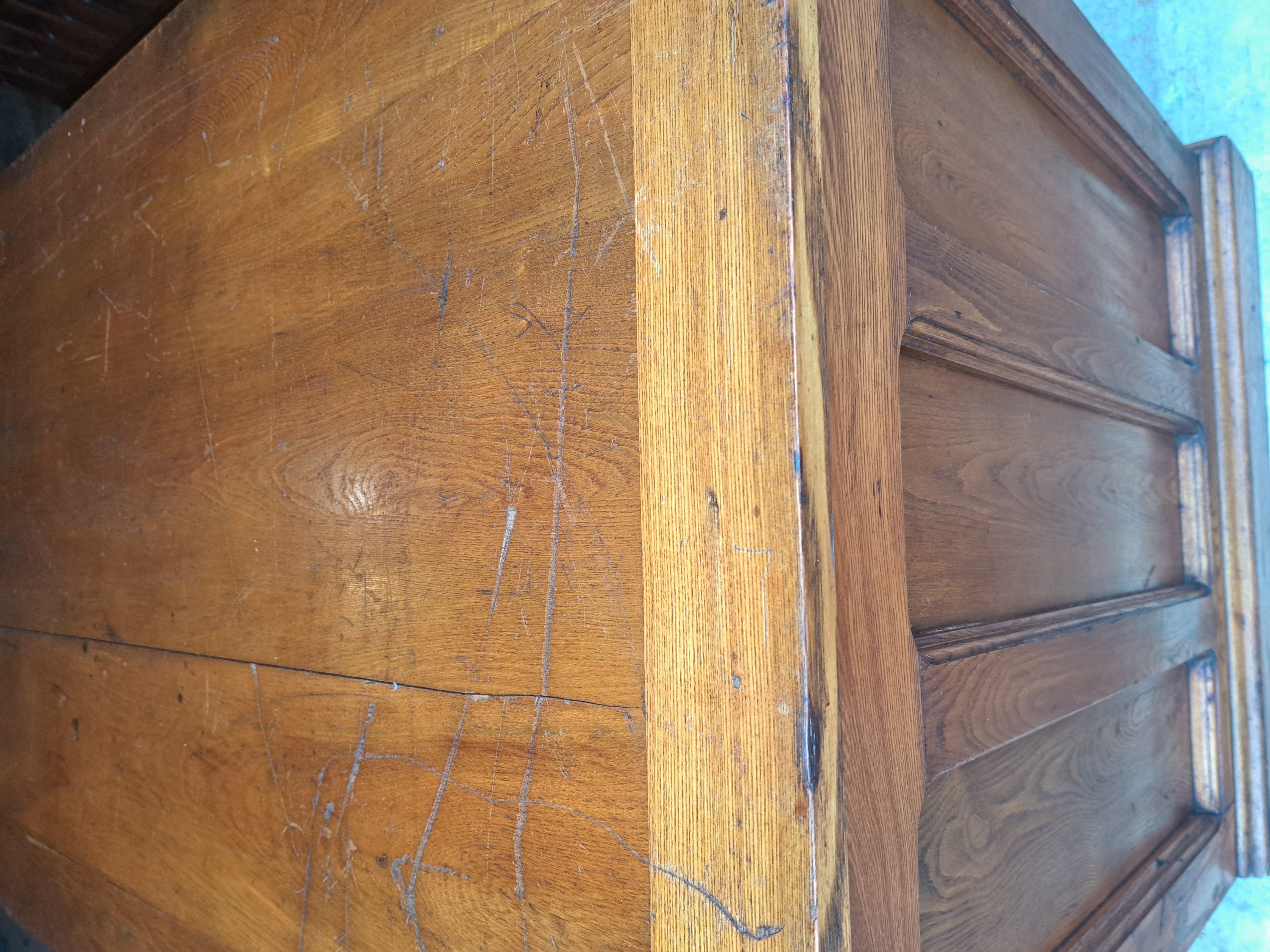 Cartella piatta a 12 cassetti in Oak antico in vendita 3