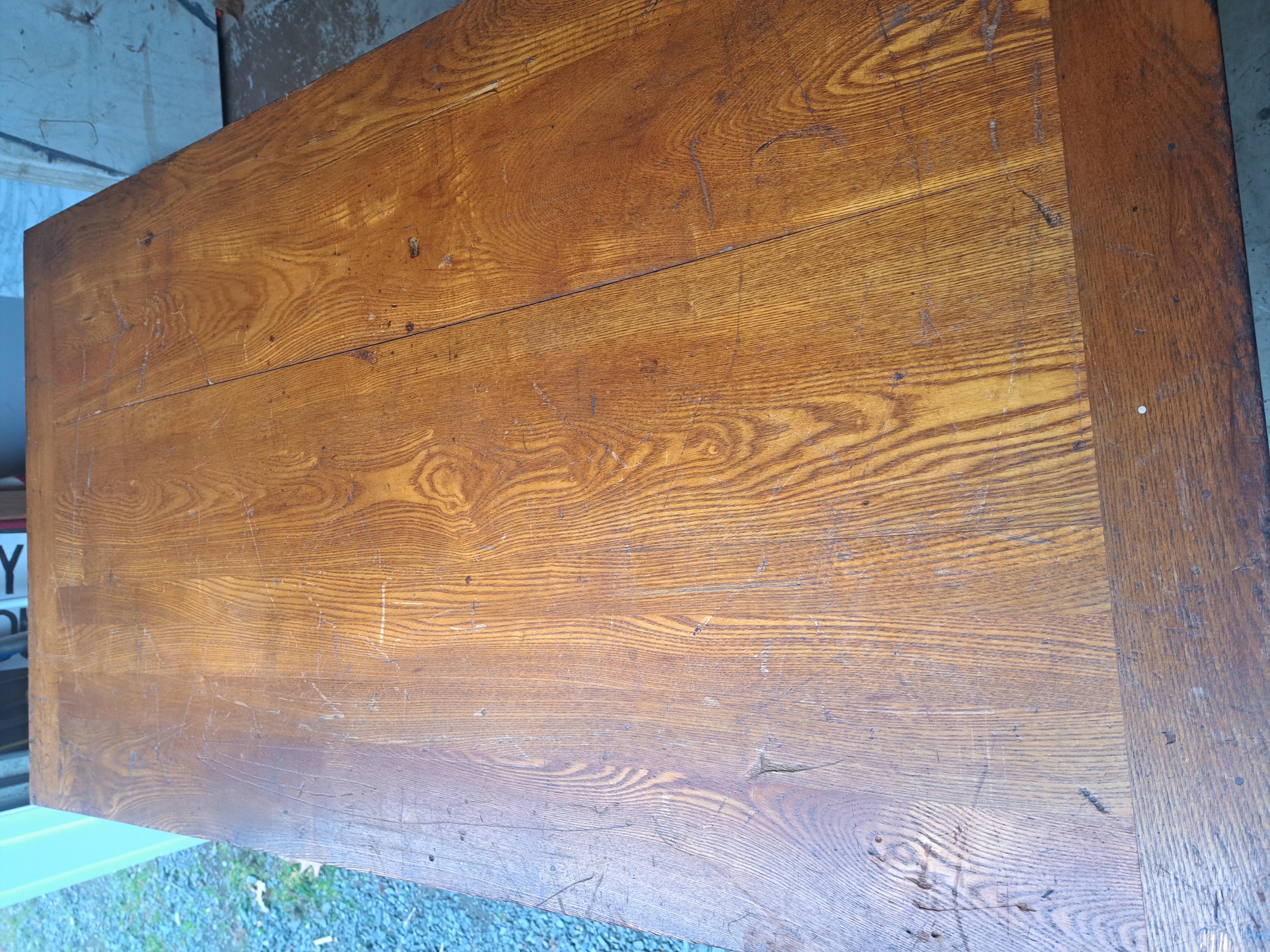 Cartella piatta a 12 cassetti in Oak antico in vendita 4