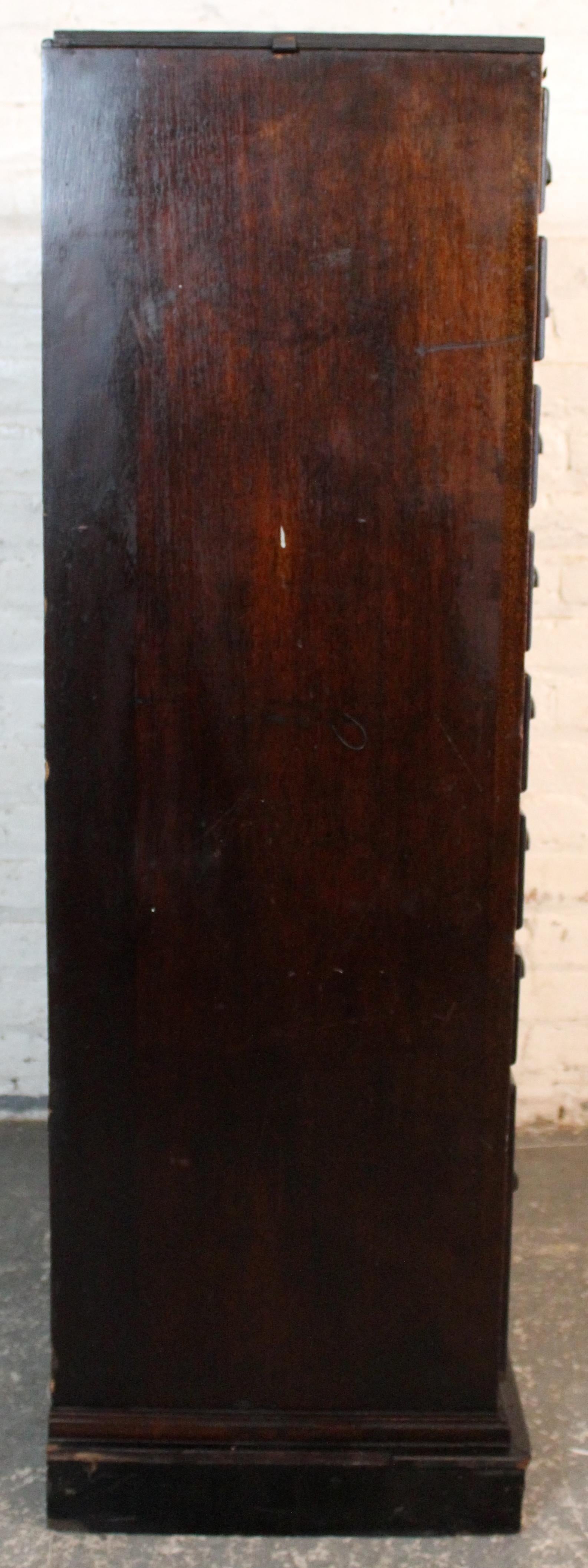 Antike Oak Flat File Kommode (20. Jahrhundert) im Angebot