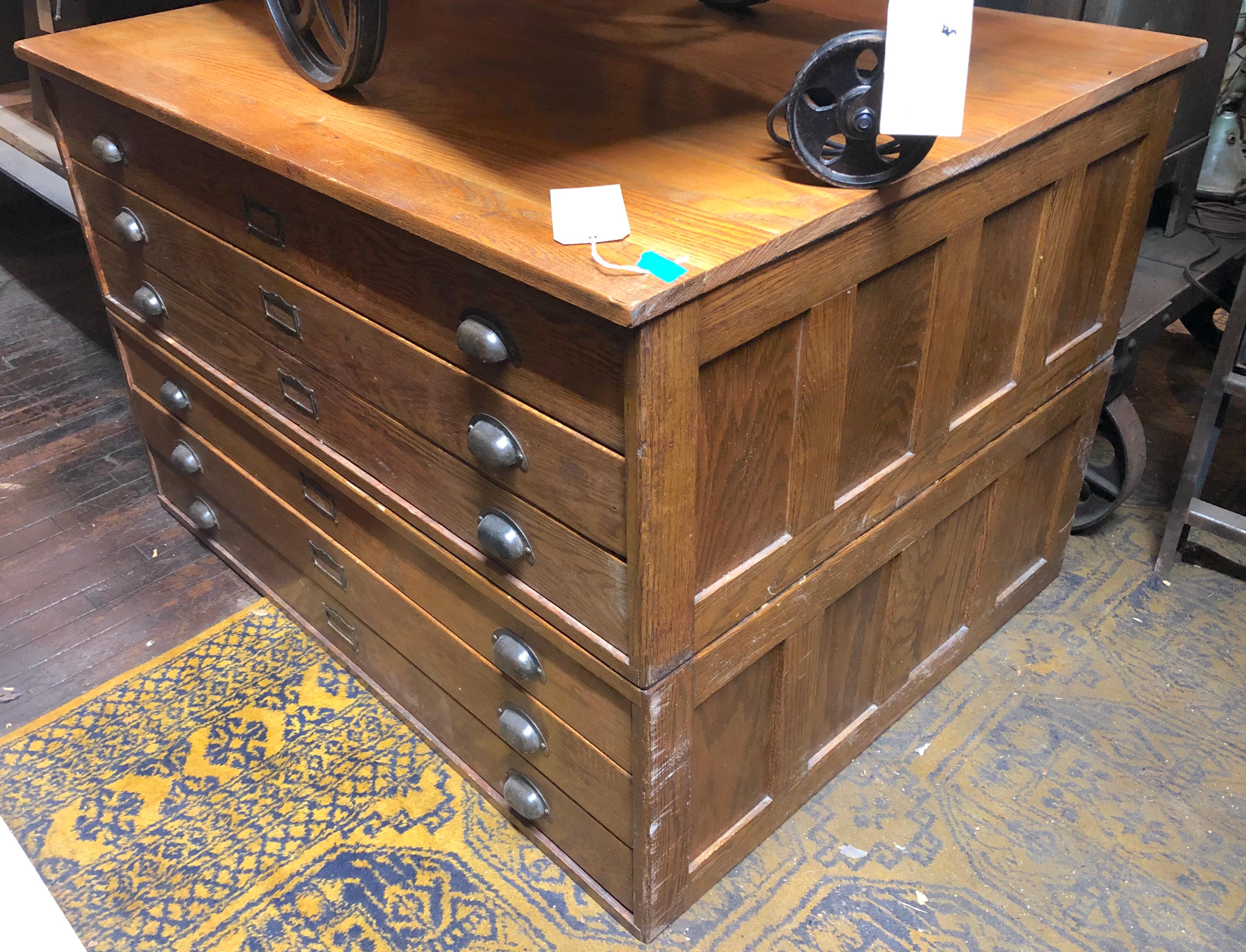 antique flat file