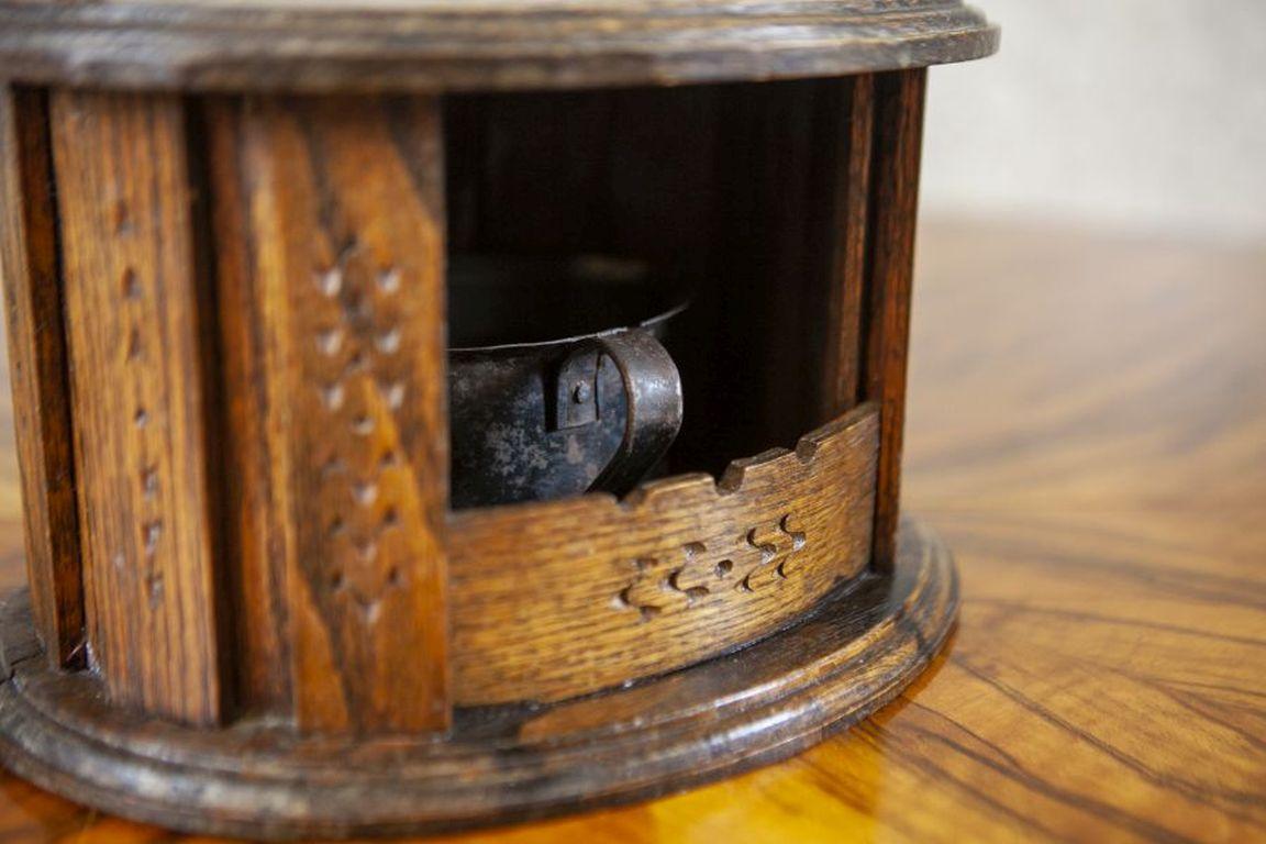 Antique Oak Foot Warmer From the beginning of 20th Century For Sale 3