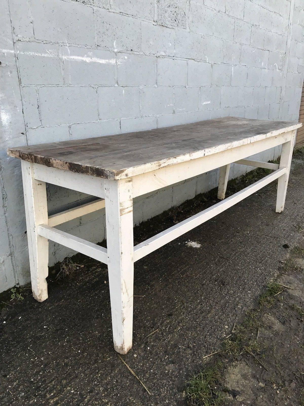 antique french farm table
