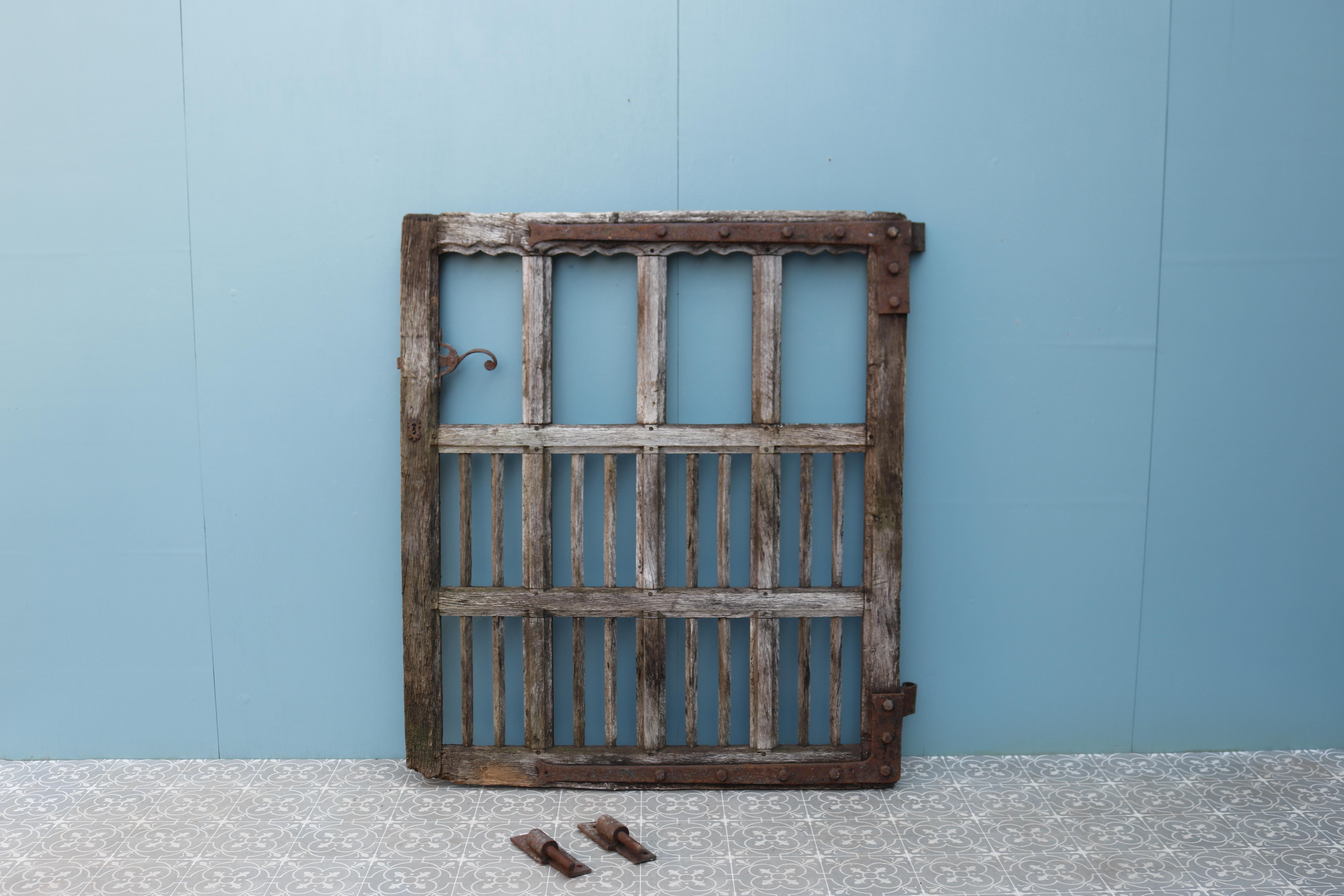 Antique Oak Garden Gate 5