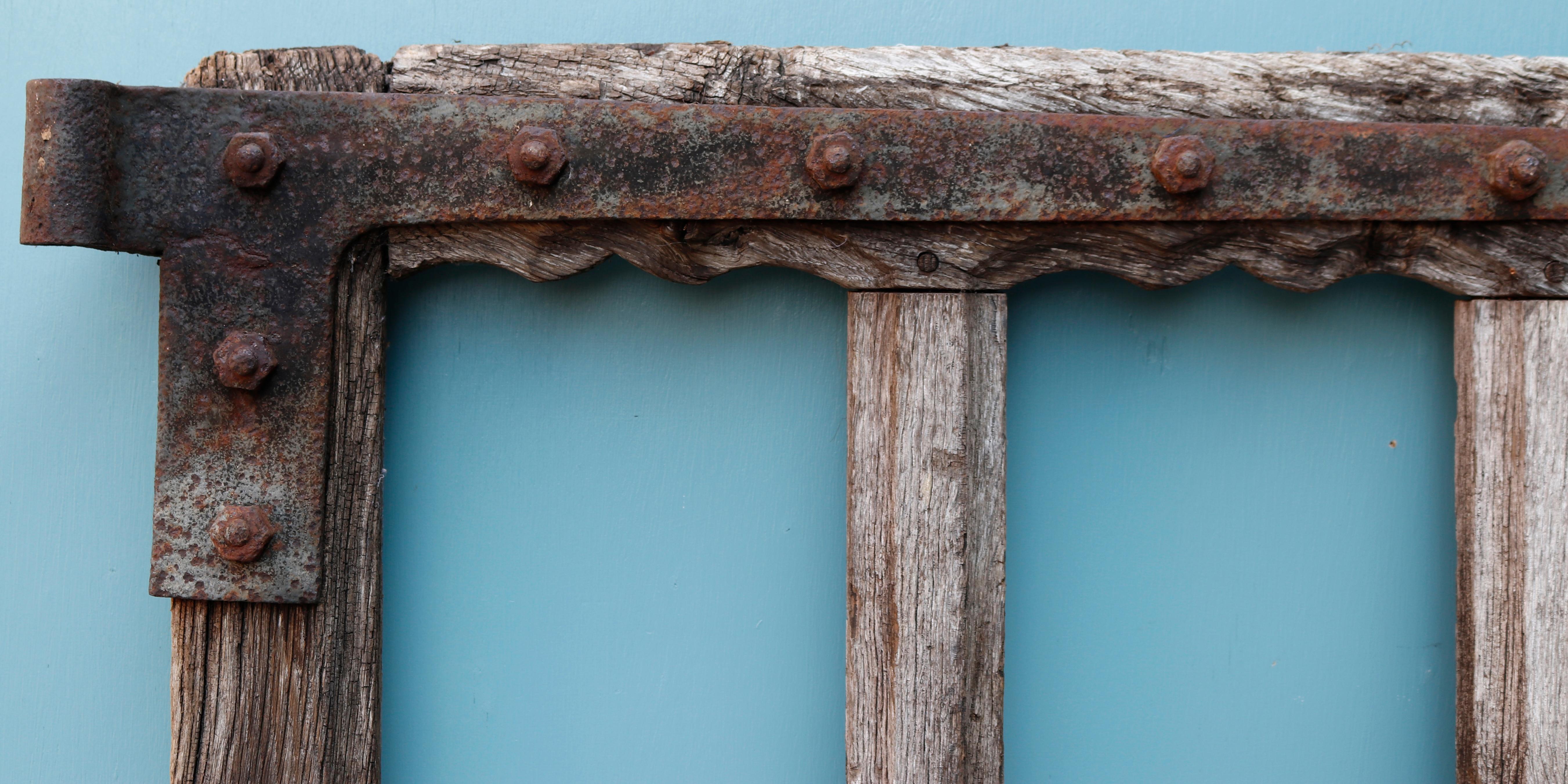 Antique Oak Garden Gate 1