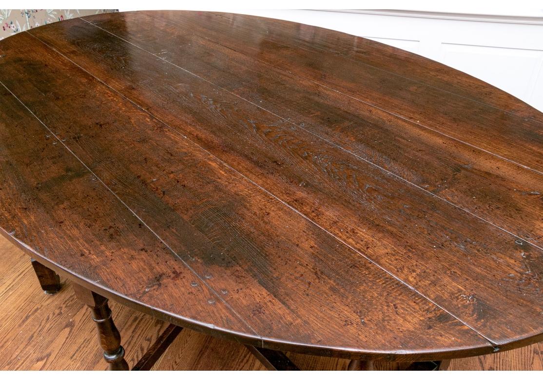 Antiquities Oak  Table de salle à manger à abattant Gate Leg 3