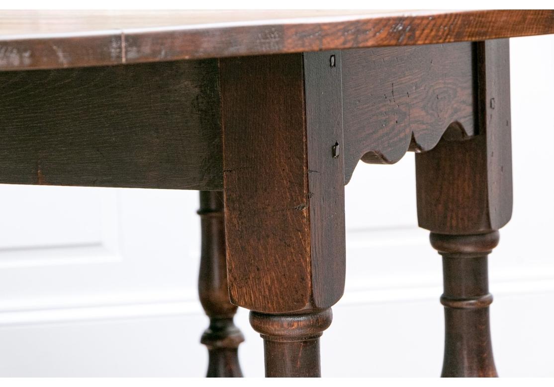 Antiquities Oak  Table de salle à manger à abattant Gate Leg 7
