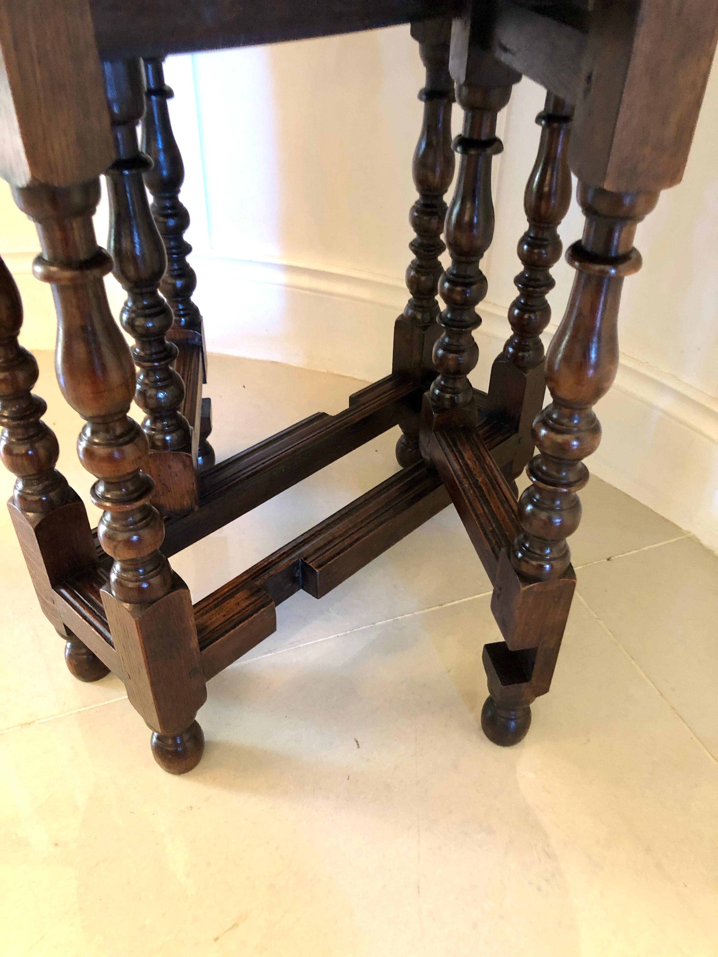 20th Century Antique Oak Gateleg Table