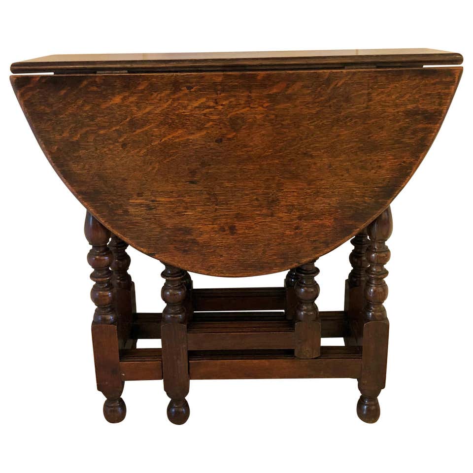 Antique Oak Gateleg Table at 1stDibs