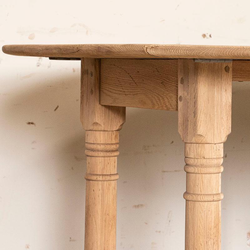 Antique Oak Gateleg Wake Table from England 5