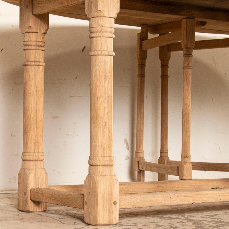 Antique Oak Gateleg Wake Table from England 2