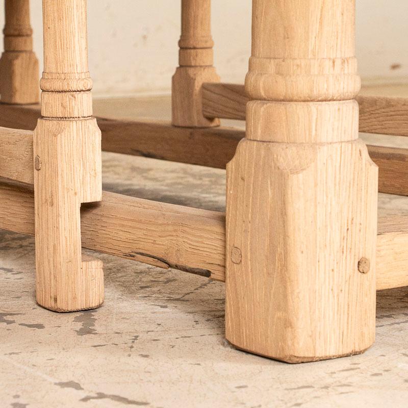 Antique Oak Gateleg Wake Table from England 4