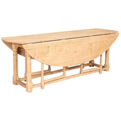 Used Oak Gateleg Wake Table from England