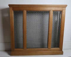 Antique Oak Georgian Style Console or Radiator Cover, English C.1920