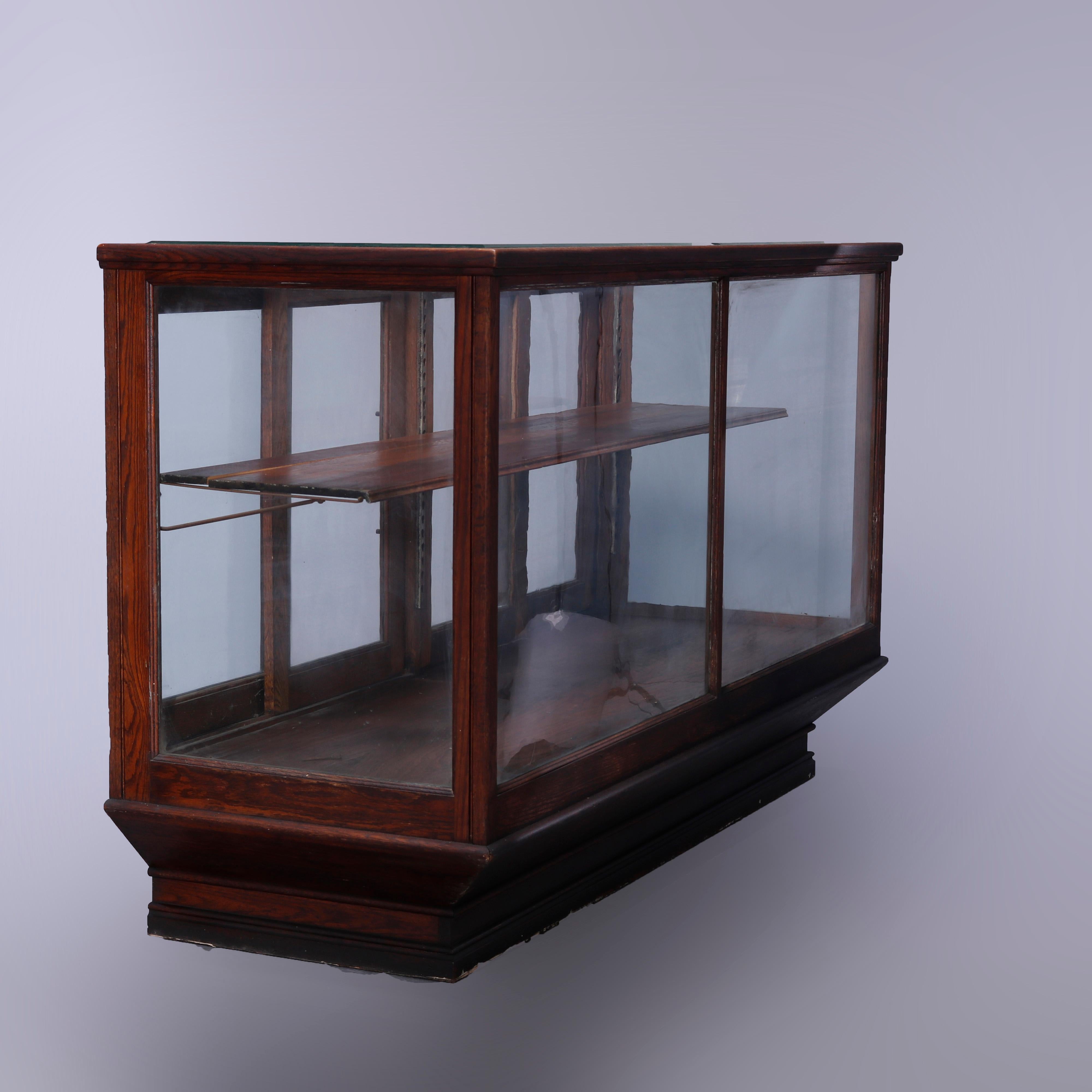 antique store display cabinet