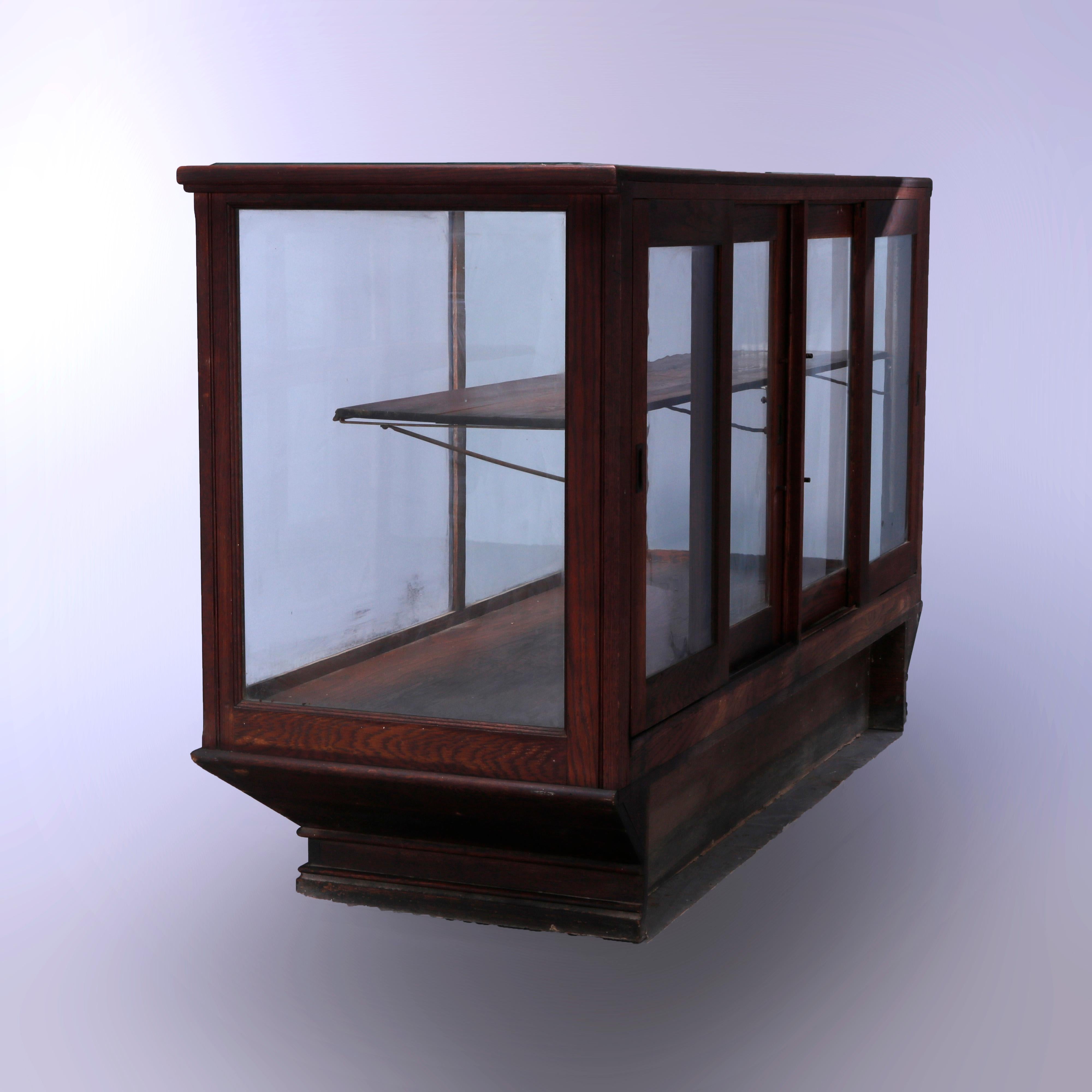 antique store display cabinet