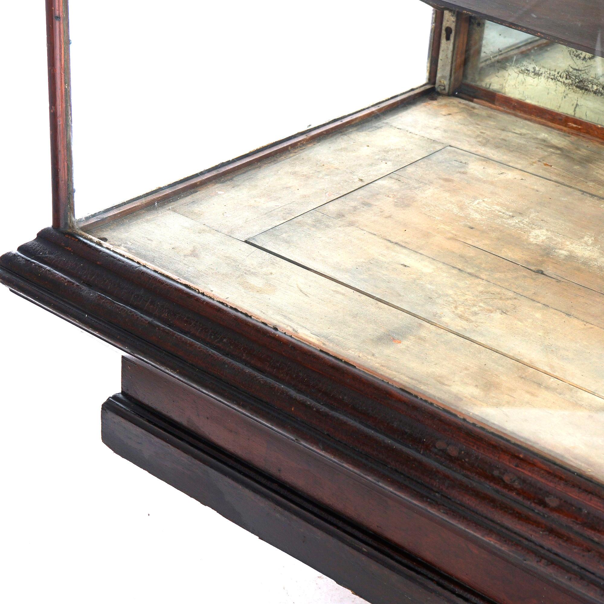 Antique Oak & Glass Country Store Counter Showcase Display Cabinet, circa 1900 6