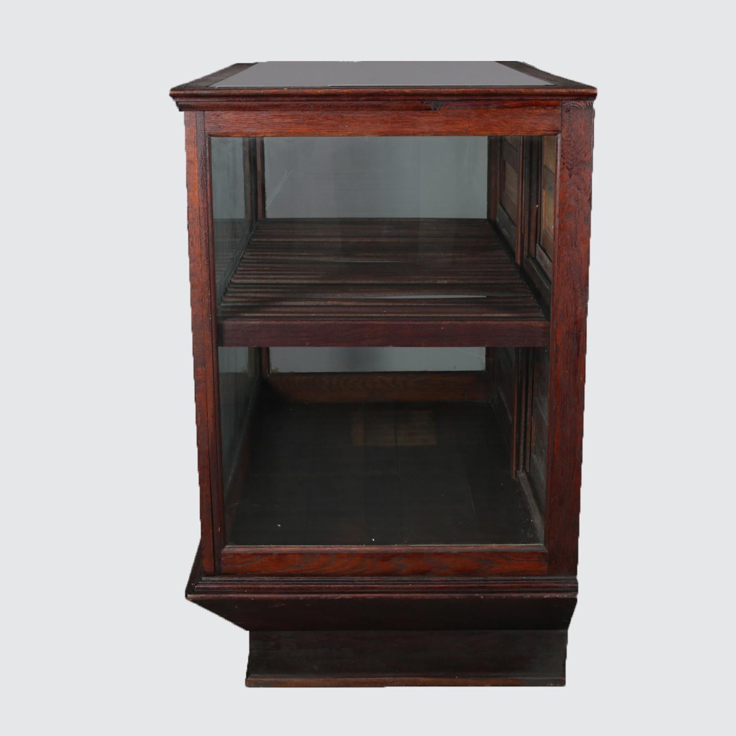 antique general store display case for sale