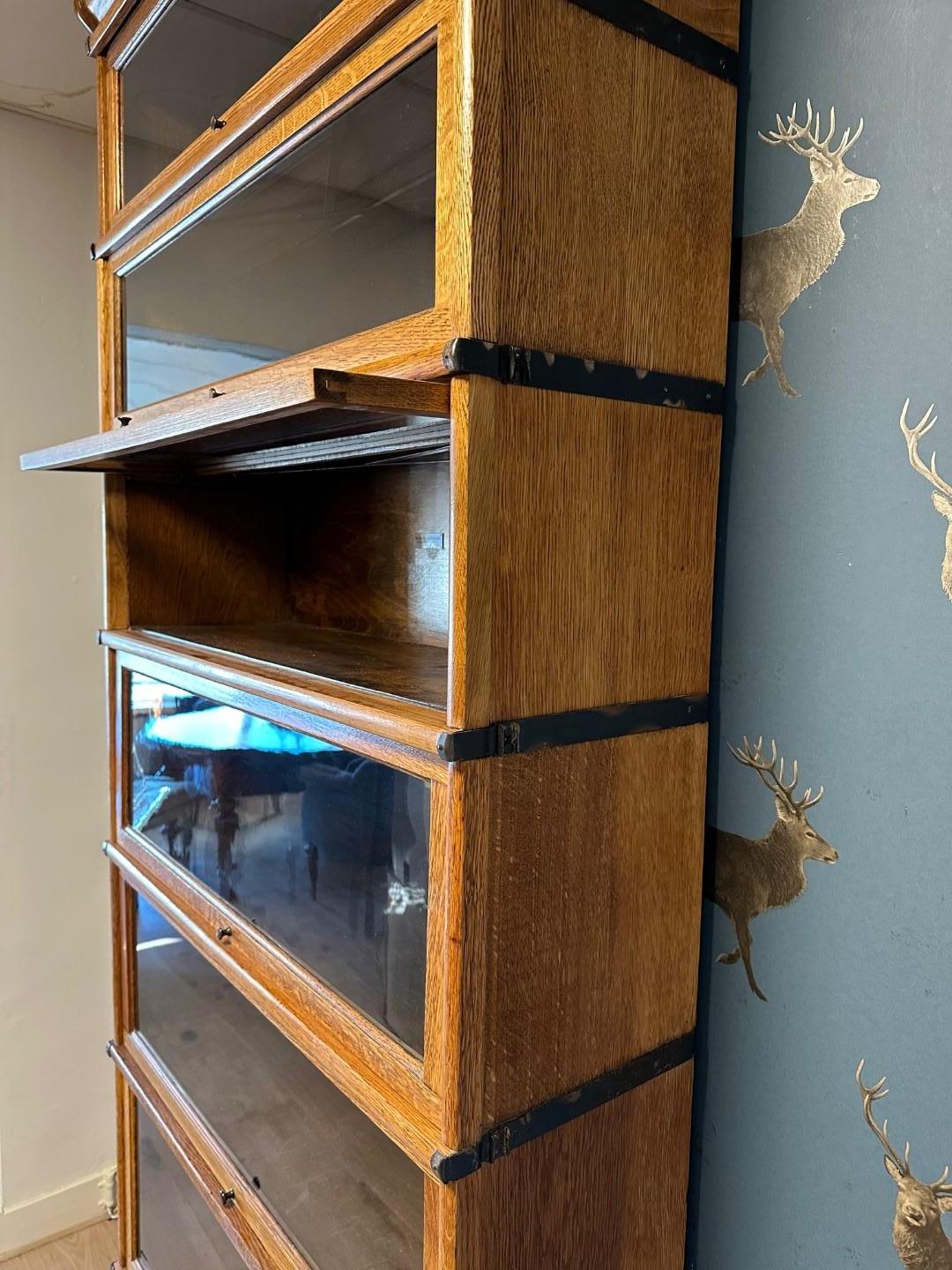 Inizio XX secolo Libreria Globe Wernicke in rovere antico in vendita