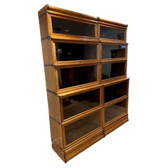 Antique oak Globe Wernicke bookcase