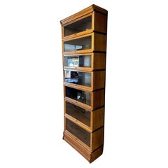 Antique oak Globe Wernicke Bookcase