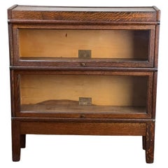 Antikes Globe Wernicke Barrister-Bücherregal mit zwei Stapeln, um 1920