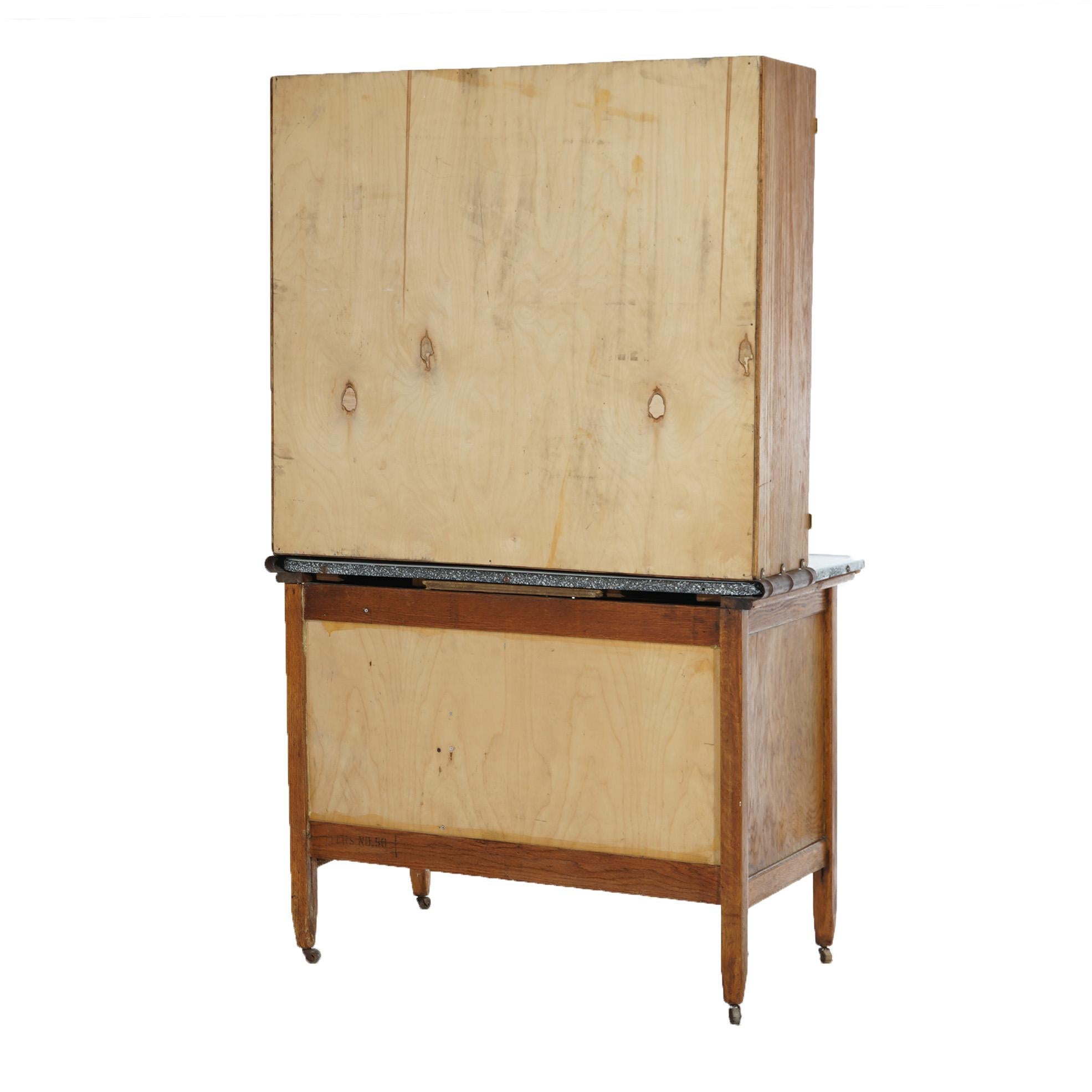 Antique Oak Hoosier Kitchen C1920 at 1stDibs antique hoosier