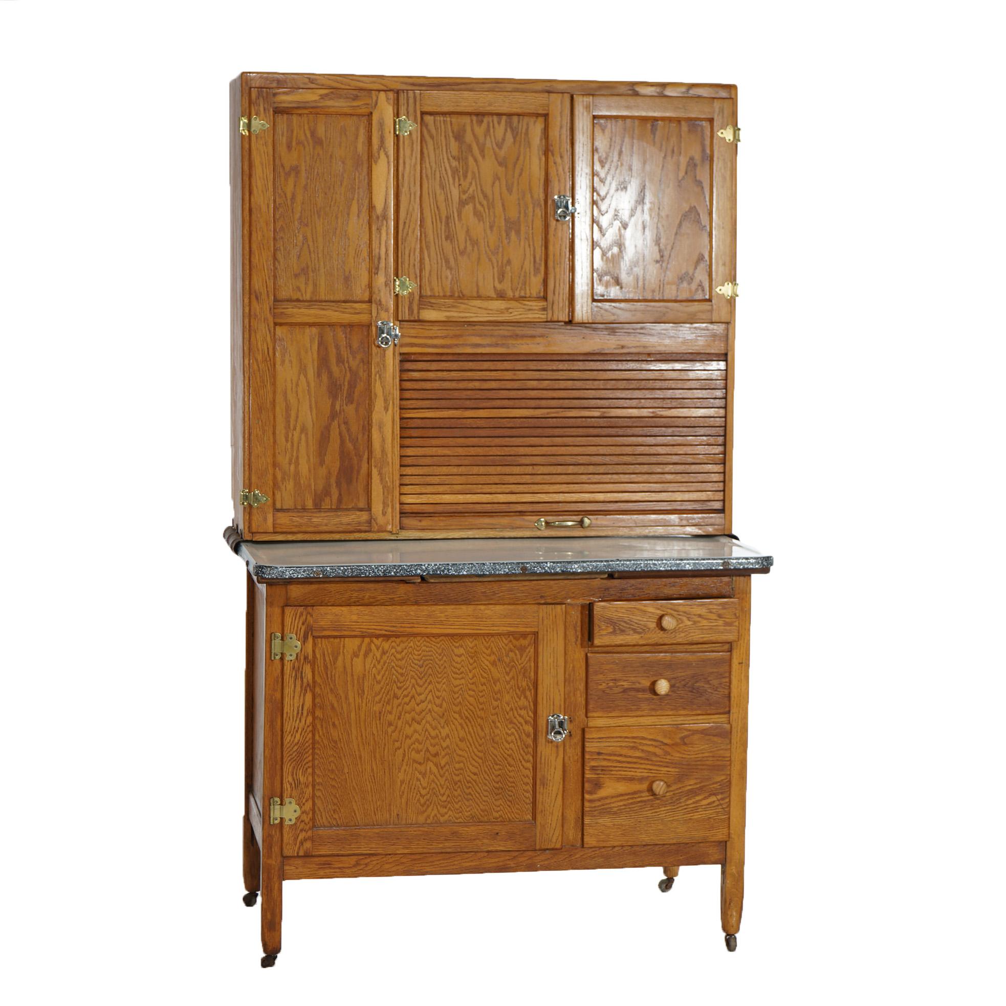 antique hoosier cabinet